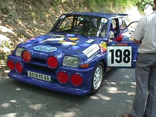 Alain Bertrand sur son R5 Turbo num�ro 198