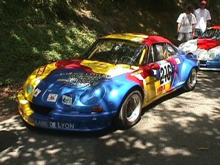 Marc Cotleur sur son Alpine A110 num�ro 216