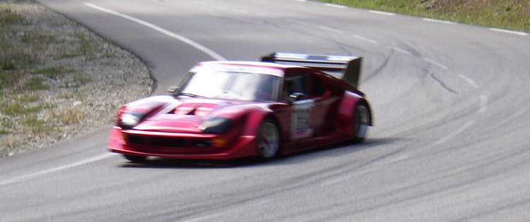 Xavier Burgevin pendant sa troisi�me mont�e