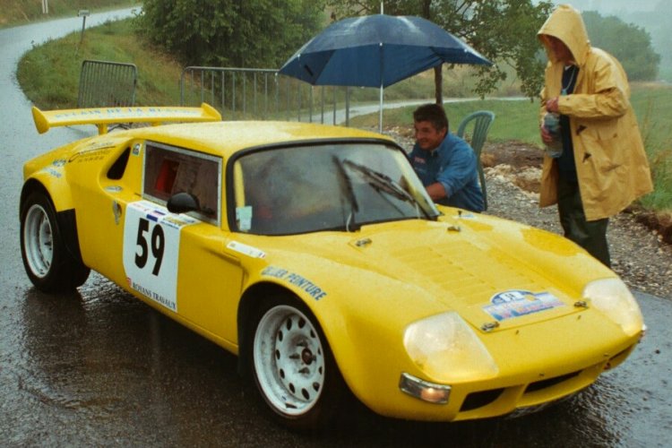 Jacques Bachelin et C�line Ciccuttini au point stop de l'ES3 � Varacieux